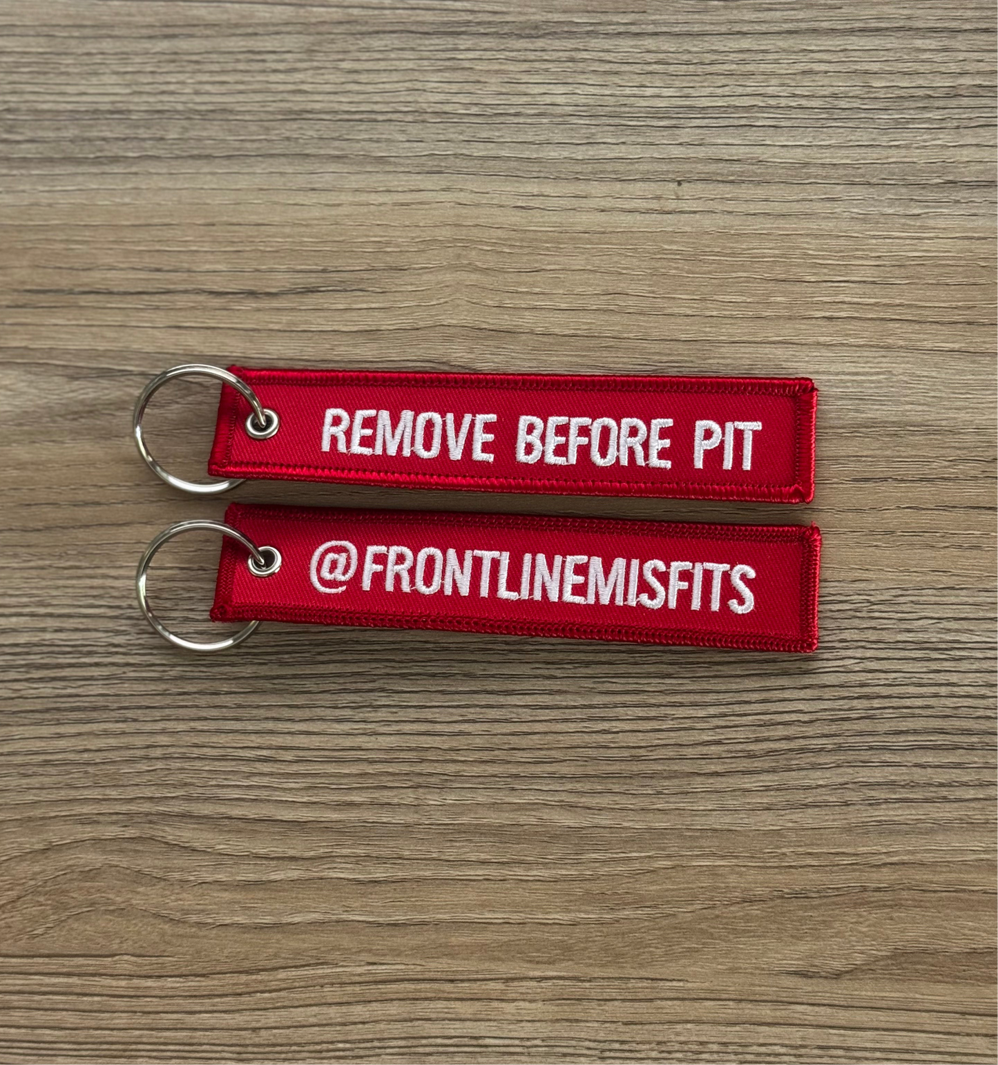 “Remove Before PIT” Keychain