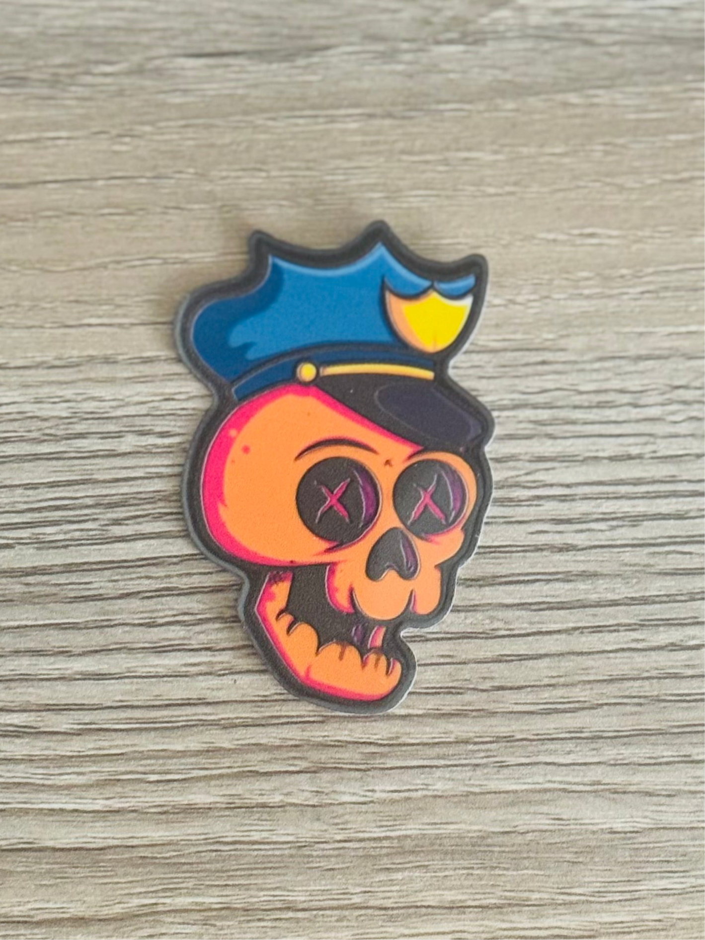 Misfit Skelly Head Sticker