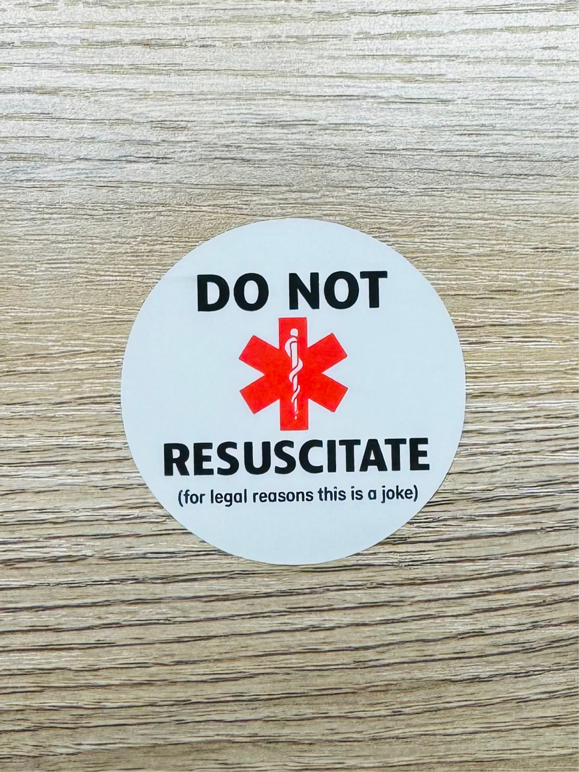 DNR sticker
