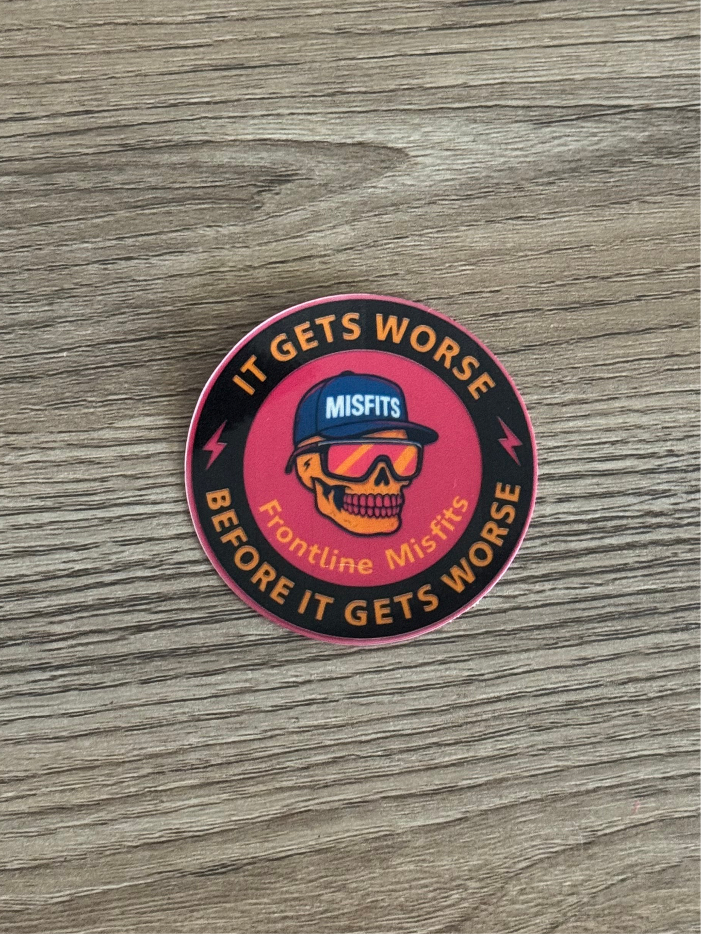 It Gets Worse Sticker