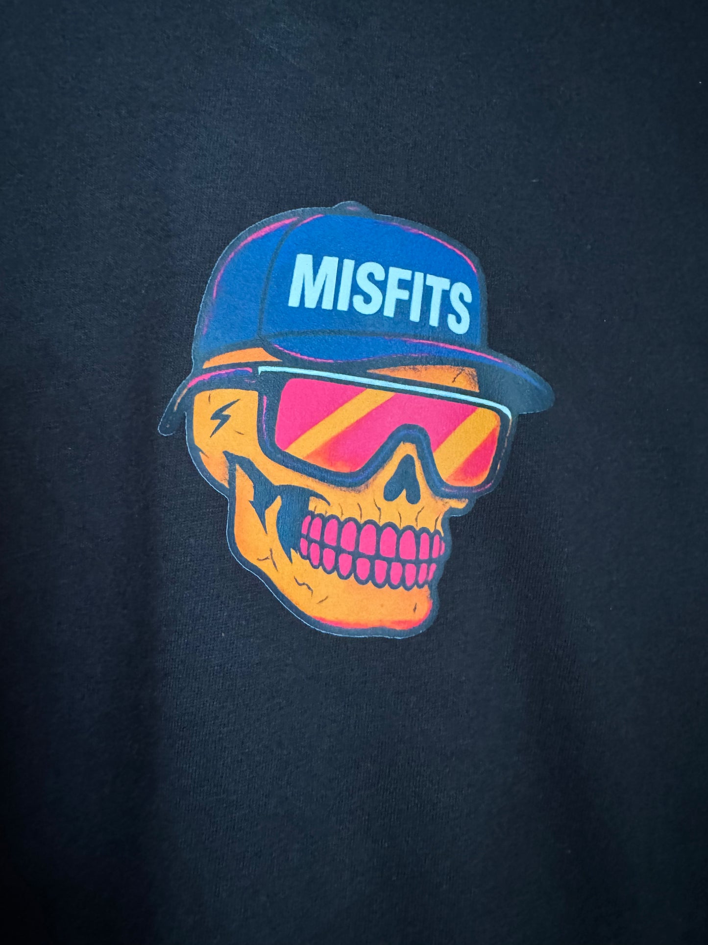 Black Misfit Logo T-Shirt