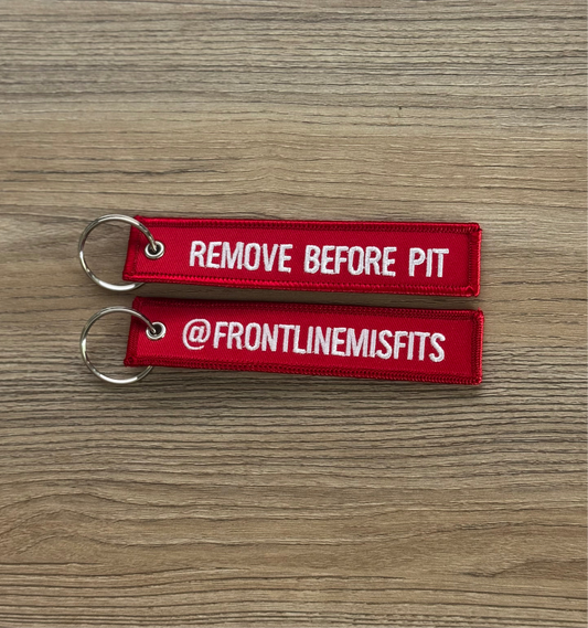 “Remove Before PIT” Keychain