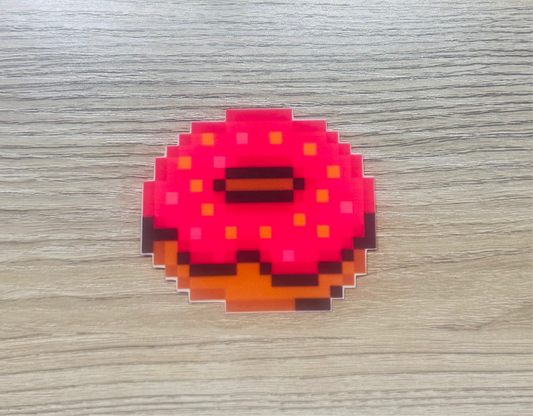 Pixel Donut Sticker