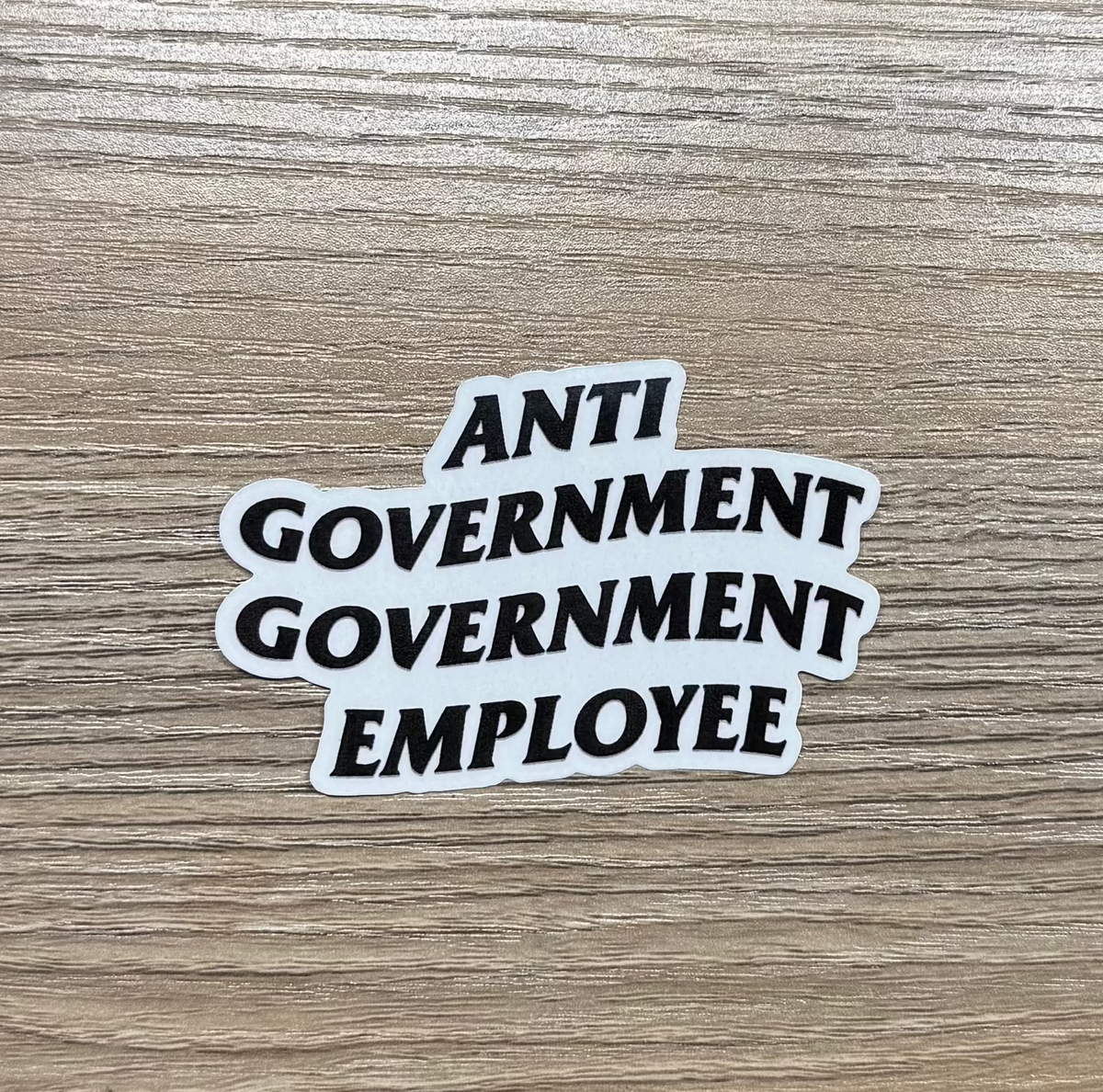 Anti Government Government Employee Sticker | Frontline Misfits