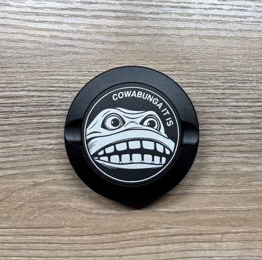 “Cowabunga It Is” Zyn Vault – Engraved Aluminum Can