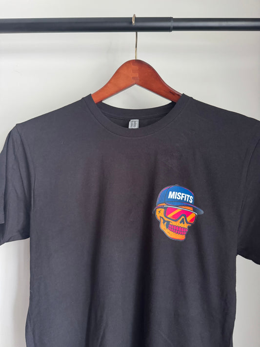 Black Misfit Logo T-Shirt